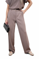 Elegancki komplet damski – styl, wygoda i ponadczasowa elegancja - mocca